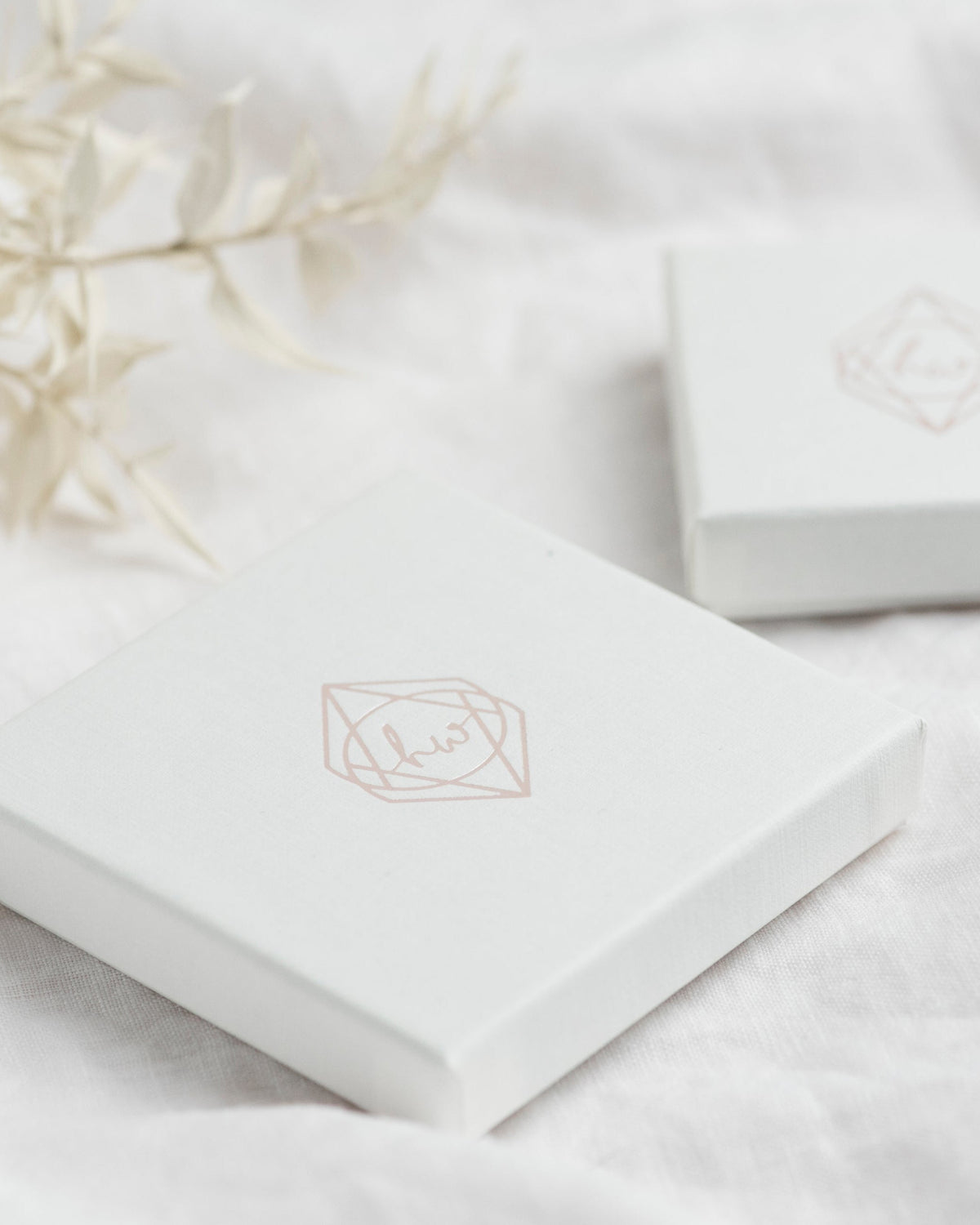 Hannah Weston Jewellery branded boxes.