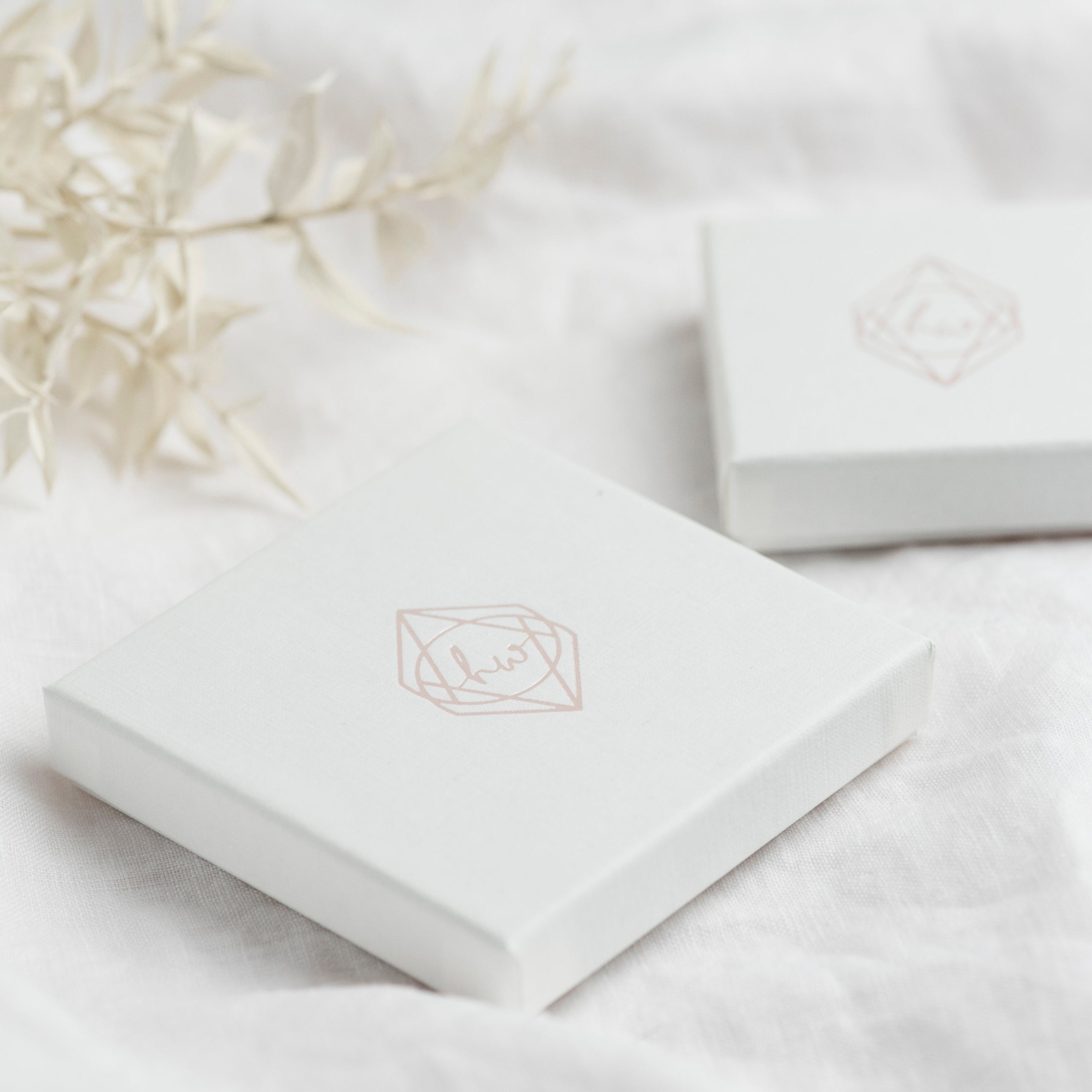 Hannah Weston Jewellery branded boxes.