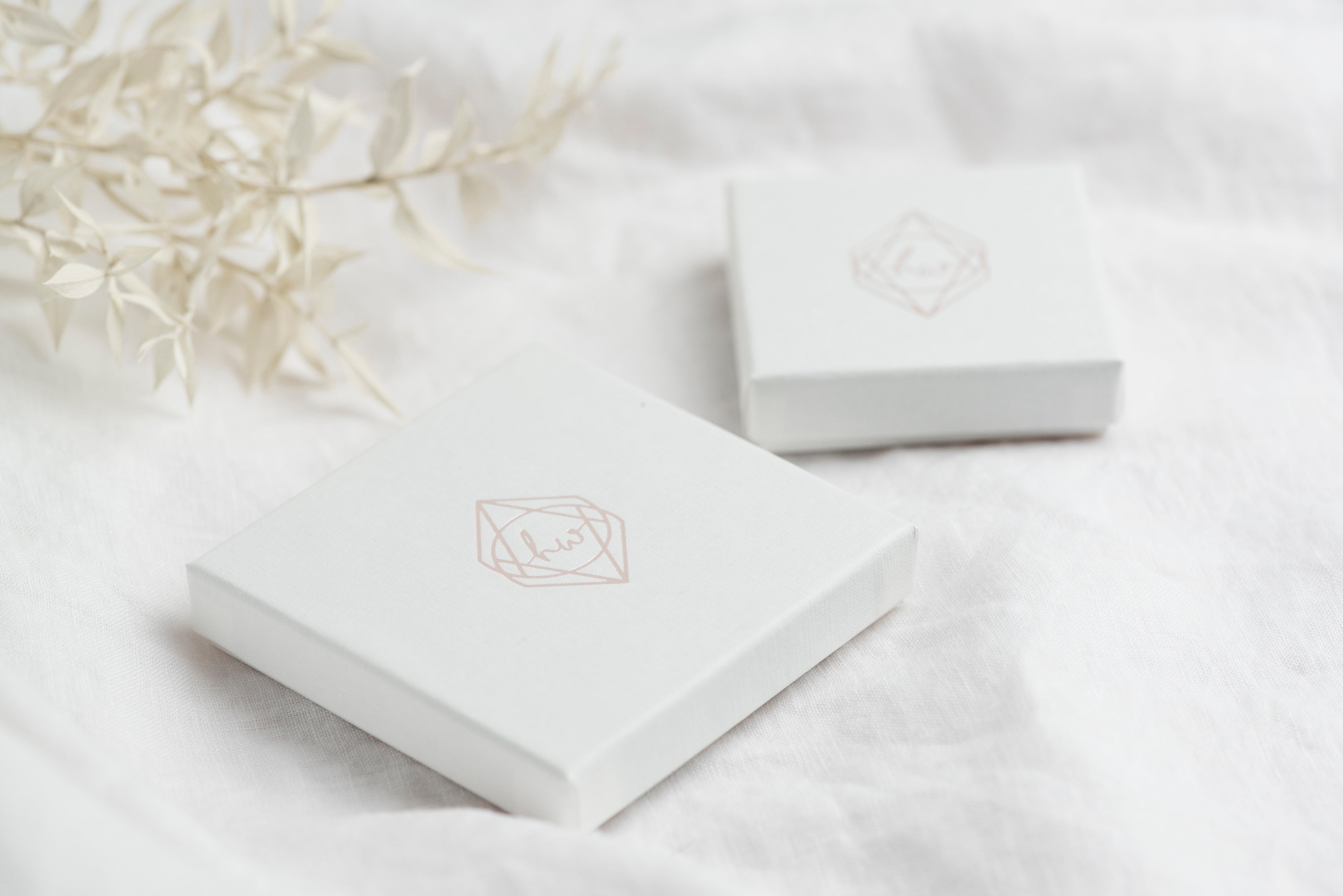 Hannah Weston Jewellery branded boxes.