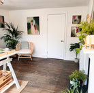Interior view of Beth Elsdon's Studio.